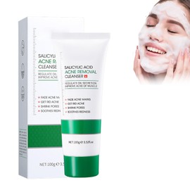 Anti Pimple Facial Cleanser, Lavado de Espuma for el Acné, which exfoliates the skin and fights impurities caused by the accumulation of dead skin, Salicylic Acid Cleanser