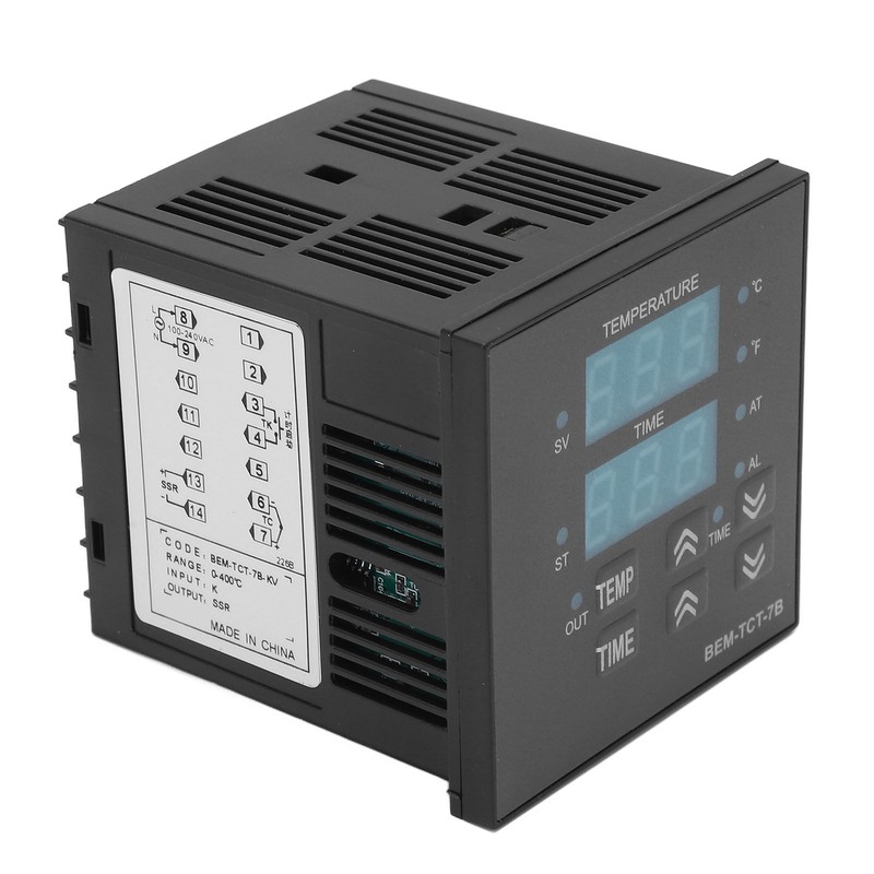 BERM Temperature Controller Heat Press Machine Thermostat Integrated Digital Display