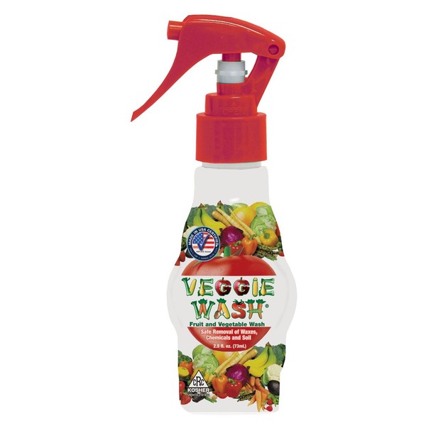 Veggie Wash Natural Fruit and Vegetable Wash, 2.5 fl. Oz. Spray