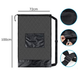 siawadeky Super Large Mesh Ball Bag, Sports Equipment Storage, Ball Case, Drawstring Type, Basketball, Shoulder Bag, Soccer Ball Storage Bag, Shoulder Bag, For Schools, Club Activities, Sports