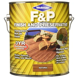 Rust-Oleum Wolman F&P 14396 Natural Finish and Preservative