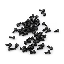 M3 Black Hex Socket Cap Head Screw Set 12.9 Grade Alloy Carbon Steel 4-50mm, Ideal for DIY Inventions, Machinery Industry, for Home and Office Appliance (M3*6mm 50 Pcs/Pack)