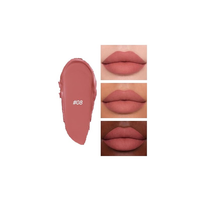 Erinde Lápiz de Labios Mate para Mujer, Lápiz Labial de