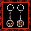 STYX BAND COME SAIL AWAY SET OF TWO RHINESTONES KEYCHAINS