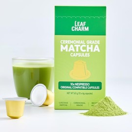 LeafCharm Matcha Pods - Nespresso Original Line Compatible