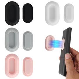 WATUNID 8PCS Magnetic Remote Control Holder Wall Mount, Upgraded Silicone Self-Adhesive Storage Organizer for TV, Fan and Air Conditioner, Suitable Used in Home, Office(Black, White, Gray, Pink)