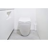 Tidy (Tidy) PlaTawa for Toilet, Compact Toilet Brush, Clear, Good