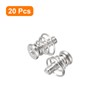 sourcing map Spring Screws, 20pcs M2.5x9mm 7mm Spring OD GPU