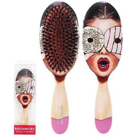 Brushworx Sugar Baby Oval Cushion Hair Brush, 1 count