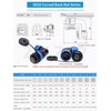 ZBLZGP SD20 6 Pin Right Angle Waterproof IP68 Connector 10A