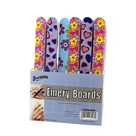 Lot of 48-7" Emery Boards Nail Files on Counter Display Retail Ready