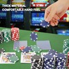 LUOBAO 11.5 Gram Poker Chips,200pc Casino Poker Chips for Texas