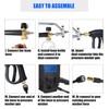LAMUDO Pressure Washer Gun and Foam Cannon with Dual Connector