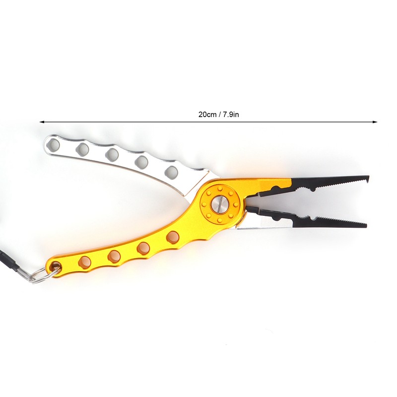 Fishing Lure Pliers Tongs Multifunction Aluminum Alloy Hook Remover Tool