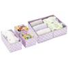 mDesign Set of 4 Wardrobe Organisers - The Ideal Storage