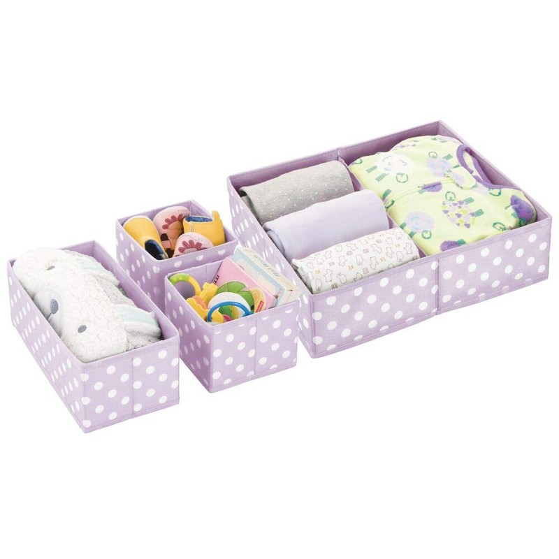 mDesign Set of 4 Wardrobe Organisers - The Ideal Storage