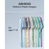 ABHENG Plastic Kids Hangers, Pack of 100, Ultra Slim Closet