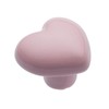 NAKUPENDA Pack of 6 Furniture Knobs Heart Shape Ceramic Cabinet