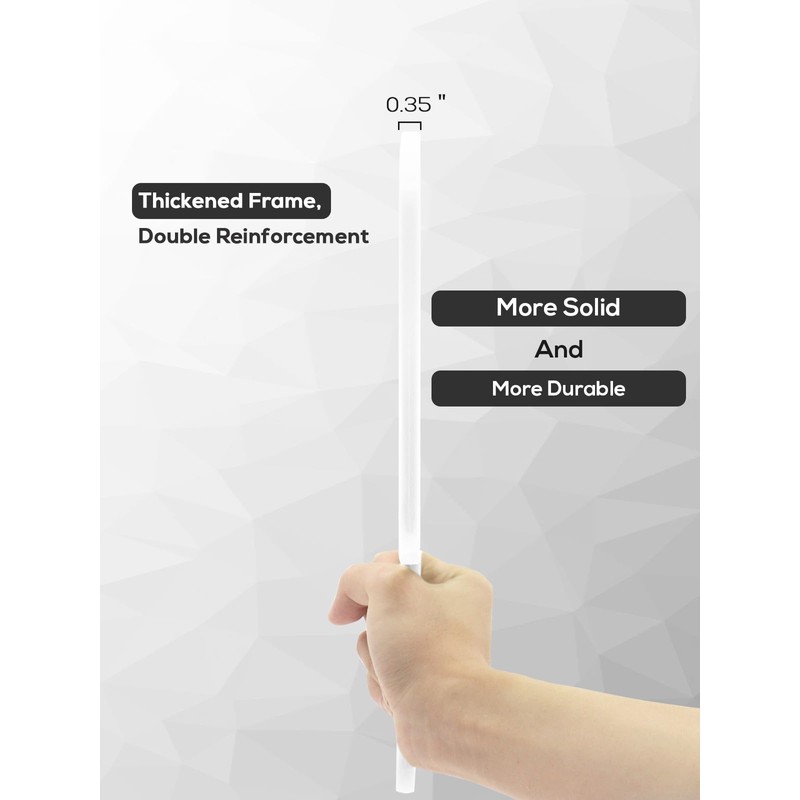 BEFUI Extra Large Handheld Mirror，Hand Salon Mirror with Handle for