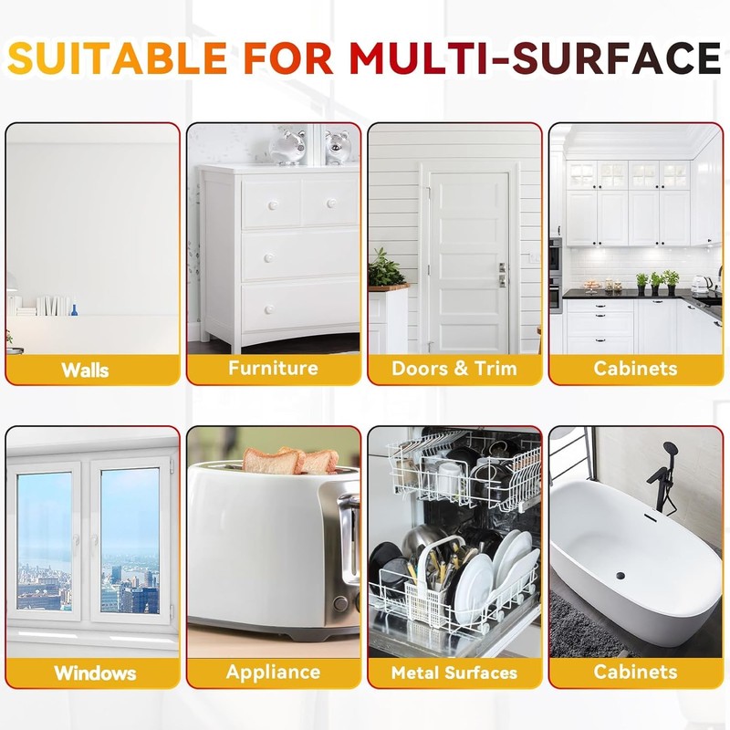 White Touch Up Paint, Multi-Surface Touch Up Paint Pen, White