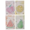 GetCoupon 4 Pads Cute Fruit Cartoon Sticky Notes, Kawaii Sticky