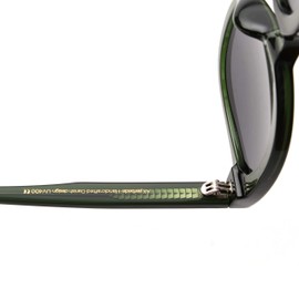 A.kjaerbede Billy Dark Green Transparent Sumglasses