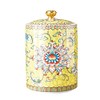 Bicuzat Enamel Ceramic Tea Caddy Tea Canister Tea Storage Container