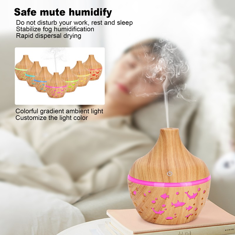 Atomizing Humidifier 300ML Mini USB PlugIn Misting Humidifying Device for