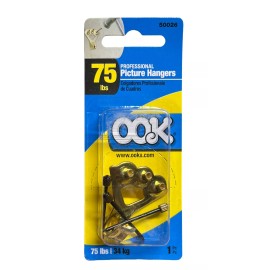 Ook Hillman OOK  75 lb. Steel  Professional  Picture Hanger  1 pk
