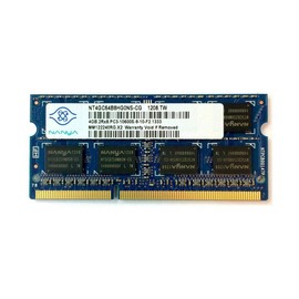 NANYA NT4GC64B8HG0NS-CG 4GB Notebook SODIMM DDR3 PC10600(1333) UNBUF 1.5v 2RX8 204P 512MX64 256mX8 C
