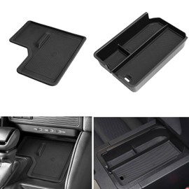 ZJIKCH Center Console Organizer Tray Wireless Charging Protective Mat Compatible with 2024 2025 Land Cruiser 250 Prado J250 LC250 Accessories