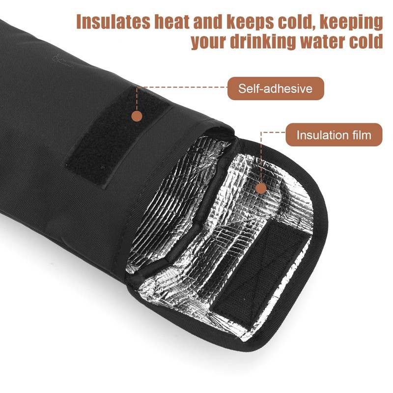 Water Bladder Insulator Bag, Black Oxford Cloth Hydration Bladder Insulation