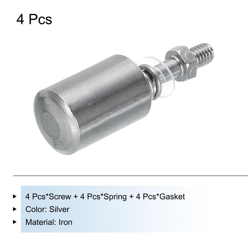 sourcing map CPU Water Cooling Head Screw M4 CPU Mounting