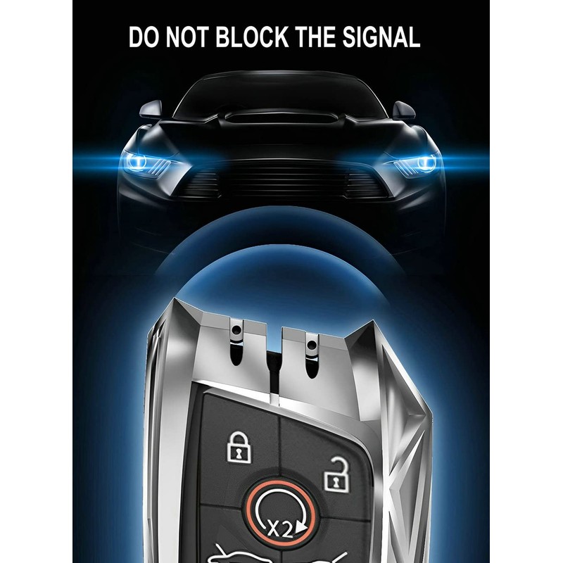 YONUFI for Corvette C8 Key Fob Cover Metal Key Case