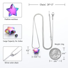 memorial jewelry Cremation Jewellery for Ashes Pearl Urn Necklace Jewellery Ash Holder for Women Ash Keepsake, Stainless Steel, No Gemstone