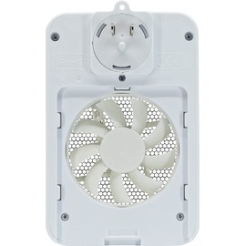 Fresh Products ourfreshe Plug In Air Freshener 30 Day Replace Messy Aerosols with Dry Fragrance For Use in Medium Sized Spaces White Dispenser 1 Pack