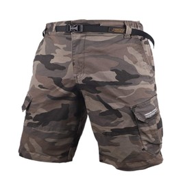 Muscle Alive Men's Cargo Shorts Vintage Savage Vintage Shorts Sport Camping Hiking Camouflage Cotton - 8137 Camo, size: 36