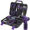CARTMAN 150-Piece Household Tool Set, 8V Cordless Drill Driver Kit,