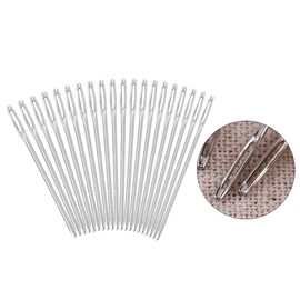 GLOGLOW 20 Unidades/Paquete de Agujas de Coser a Mano, Aguja de Ojo Grande, para Coser Bordado, Acabado de Ganchillo, Costura casera