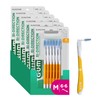 GUM BI-Direction Dual Position interdental Brushes | Antibacterial bristles |