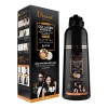 Shampoo Cubre Canas Negro Barba Colágeno Argan