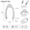 Fruit Huller Tweezers for Pineapple & Strawberries – Stainless Steel