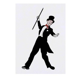 'Tap Dancer' Temporary Tattoo - Water Resistant, Skin-Safe, Non-Toxic Transfer (TO00085183)