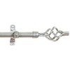 Achim Metallo Decorative Rod & Finial Lexus Width/Silver