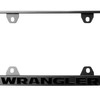 Wrangler License Plate Frame – Stealth Black Powder Coat UV