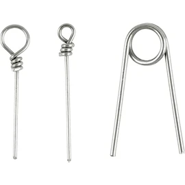 Spro Softbait Pin Assorti - 9 Stinger Pins for Additional Hook Fixation, Stinger Hook Spike for Rubber Fish Mounting
