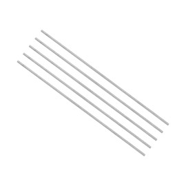 CoCud Round Steel Rod, Diameter 0.9mm, Length 60mm, High Speed Steel Bar for Craft Tools - (Applications: for Drills, Lathes, Boring Machines) 5 Pieces