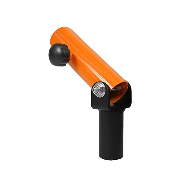 Yes4All T-Bar Row Plate Post Insert Landmine – Fit 1" & 2” Olympic Bars – Full 360° Swivel & Easy to Install (Orange)