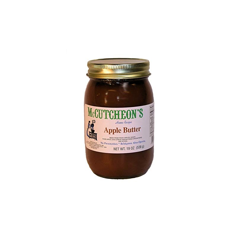 MCCUTCHEON Natural Apple Butter No Sugar, 19 OZ