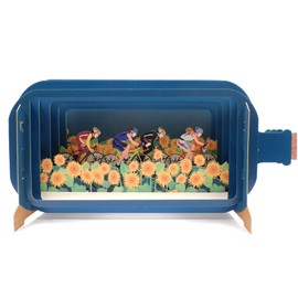 Message in A Bottle Cycling Pop Up Birthday Greeting Card by Alljoy Cards MIB116